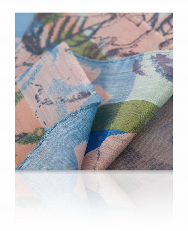 Палантин Женский SN-WATER.FL/BLUE